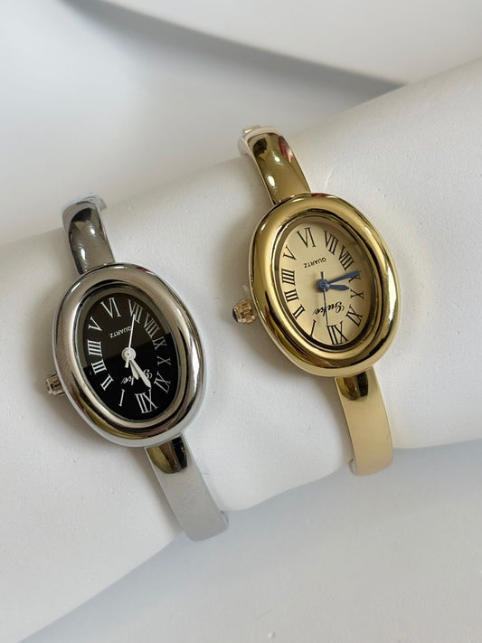 Relógio Quartz (Prata e Dourado)